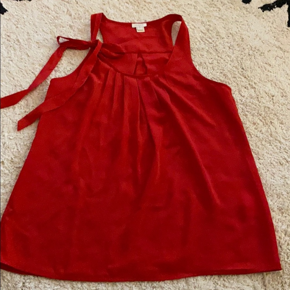 JCrew Factory Tank Top with Tie Detail
